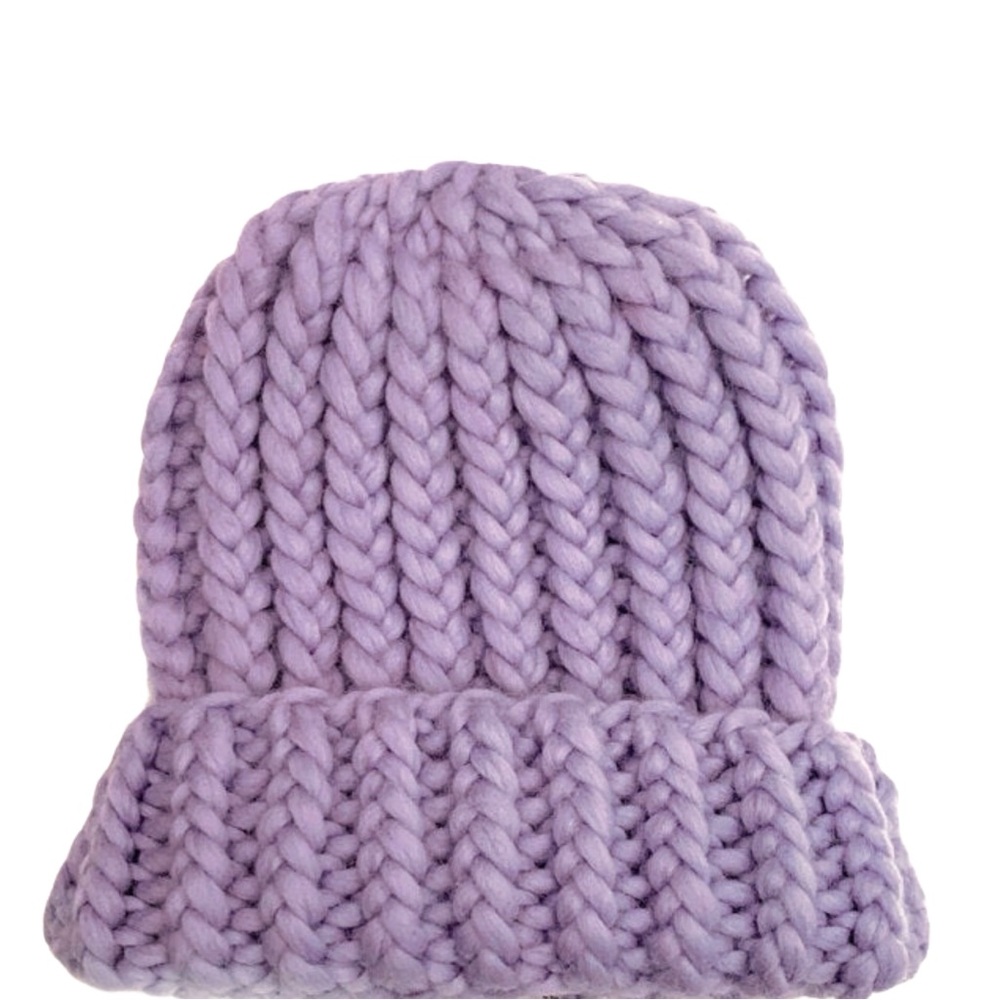 NWOT H&M Women’s Lavender Chunky Knit Hat